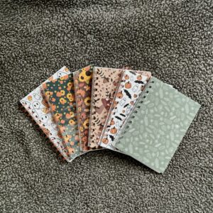 Fall Metal Bound Lined Notebook
