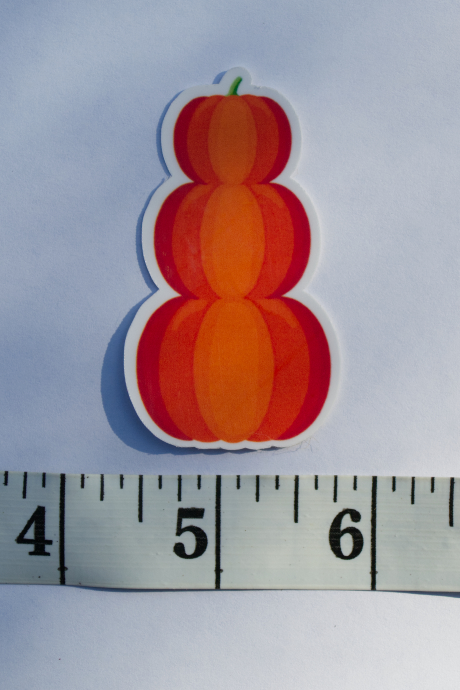 Pumpkin Stack Vinyl Sticker - Image 3