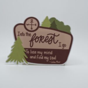John Muir National Park Vinyl Sticker