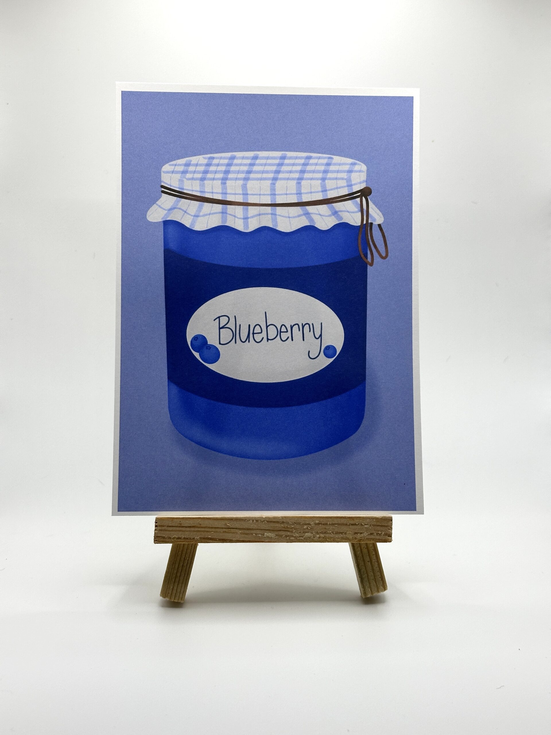 Hand-drawn Blueberry Jam Art Print - Image 2