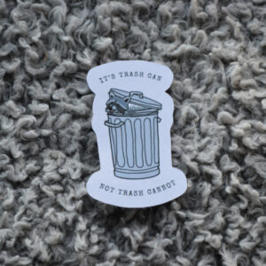 Trash CAN Vinyl Sticker