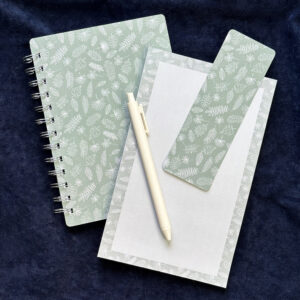 Green Leaves Stationery Set