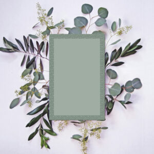 Green Leaves Paper Pad - 5x8