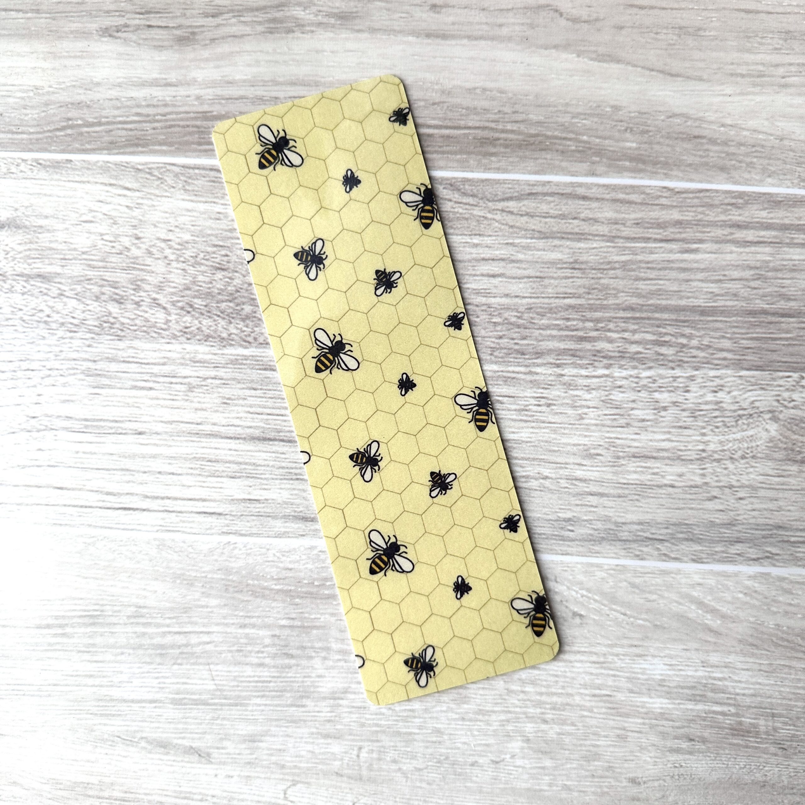 Beehive Hand-drawn Laminated Bookmark
