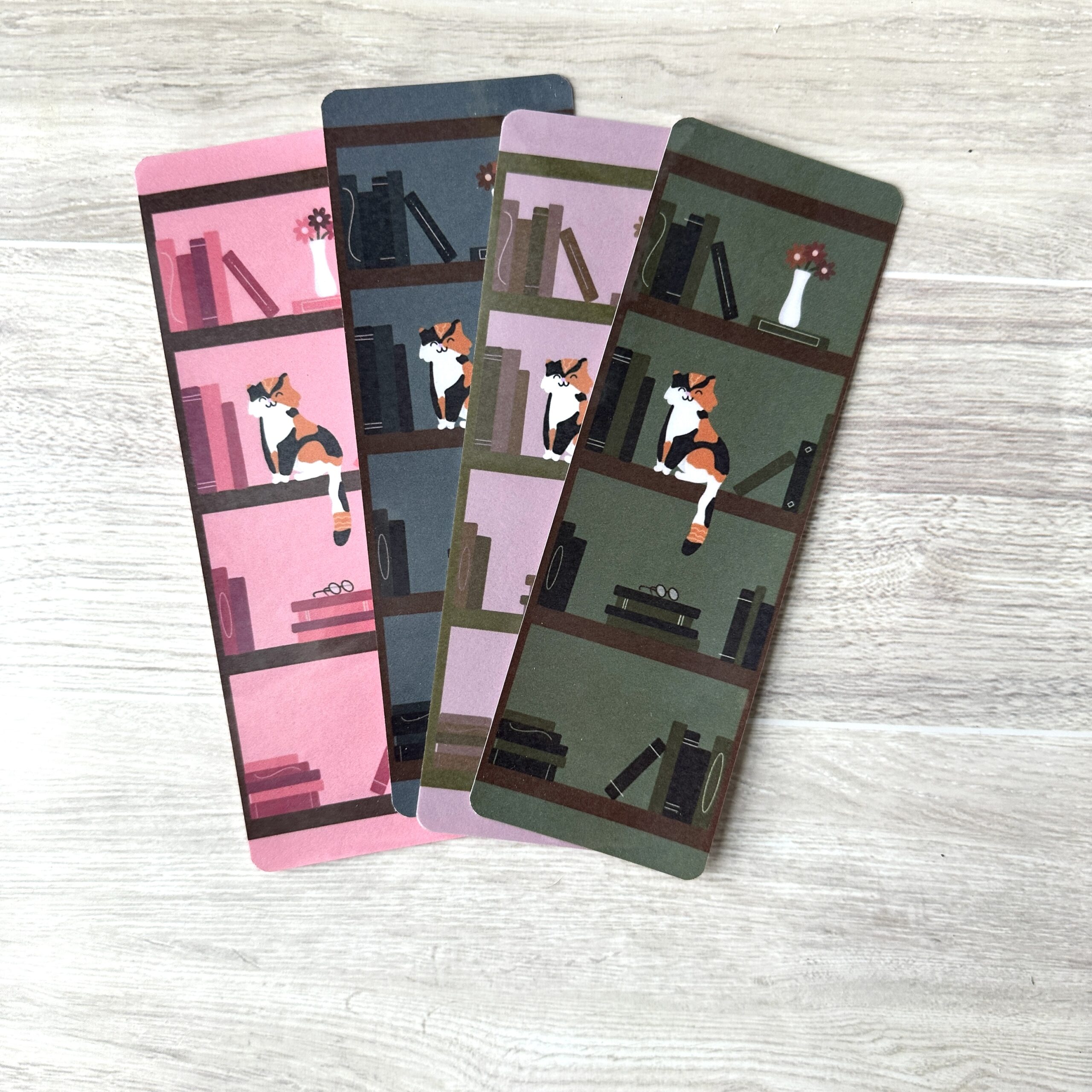 Bookshelf Cat Laminated Bookmark - Image 6