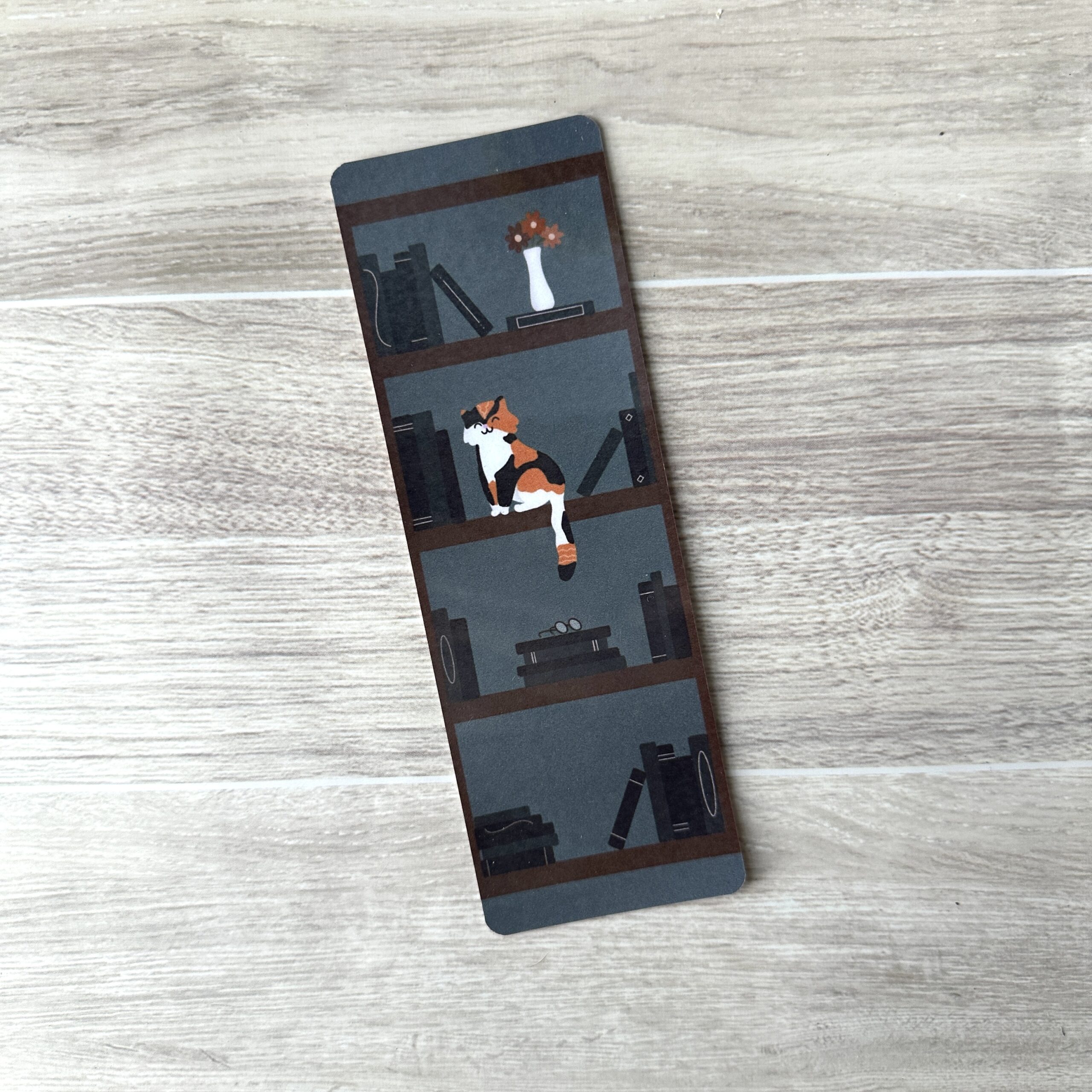 Bookshelf Cat Laminated Bookmark - Image 8