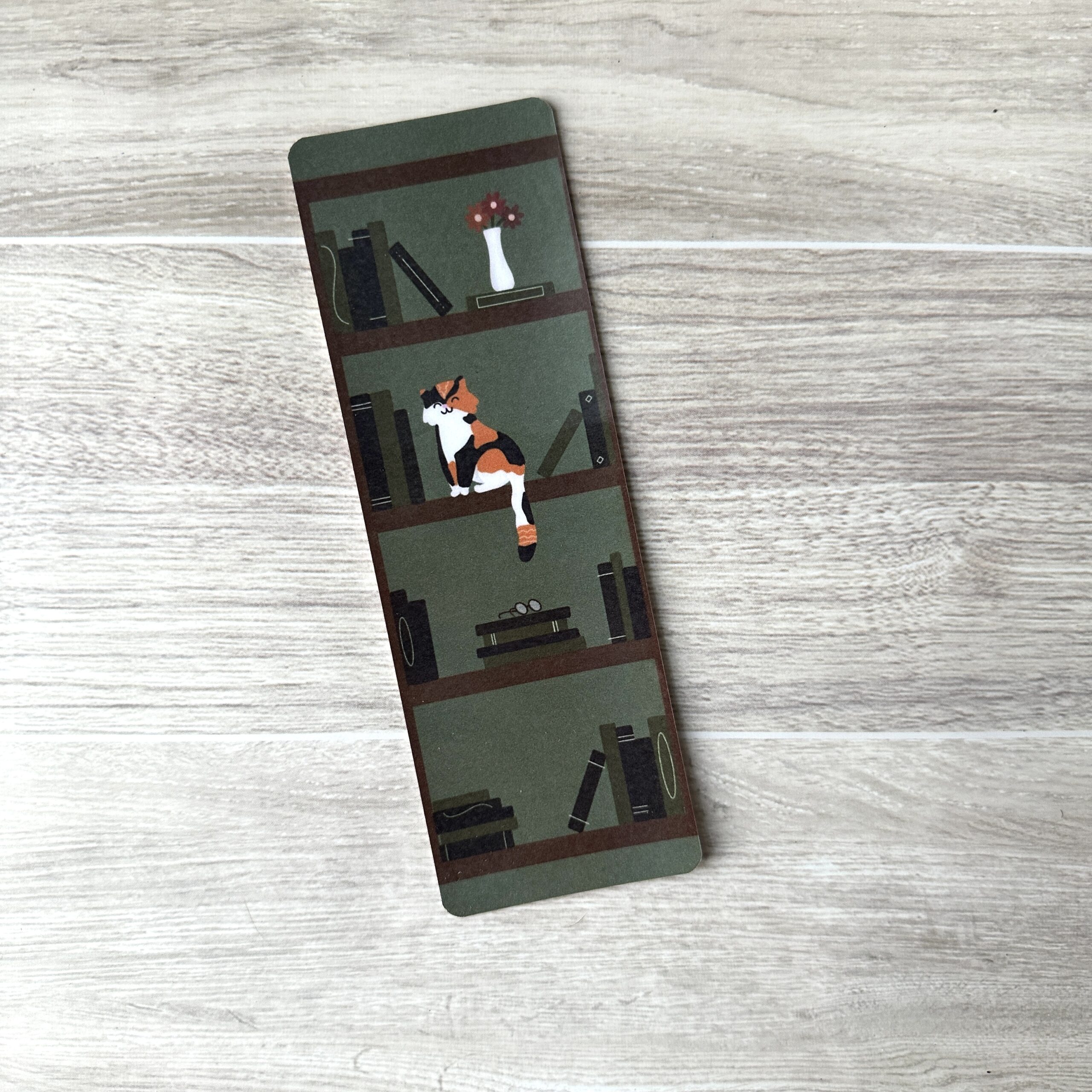 Bookshelf Cat Laminated Bookmark - Image 10