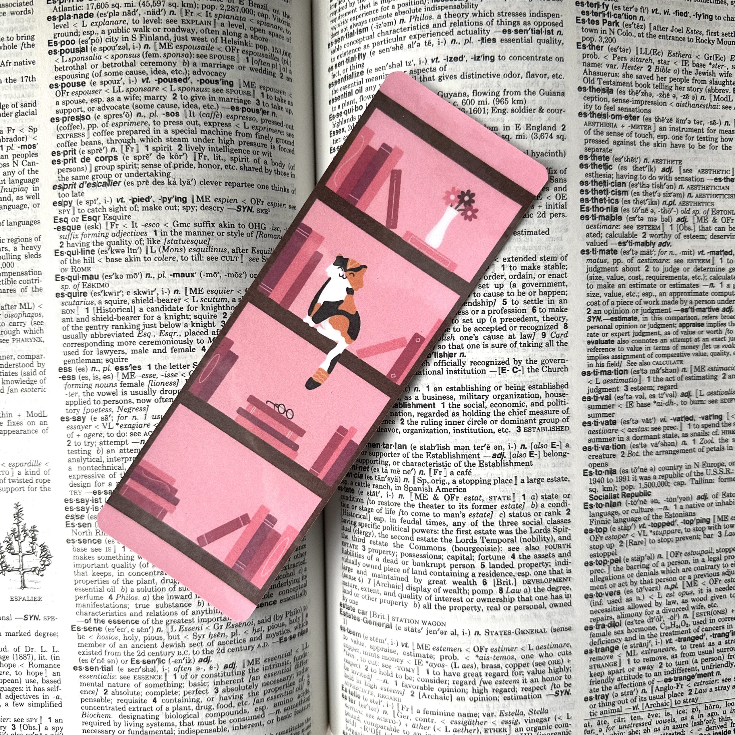 Bookshelf Cat Laminated Bookmark - Image 17