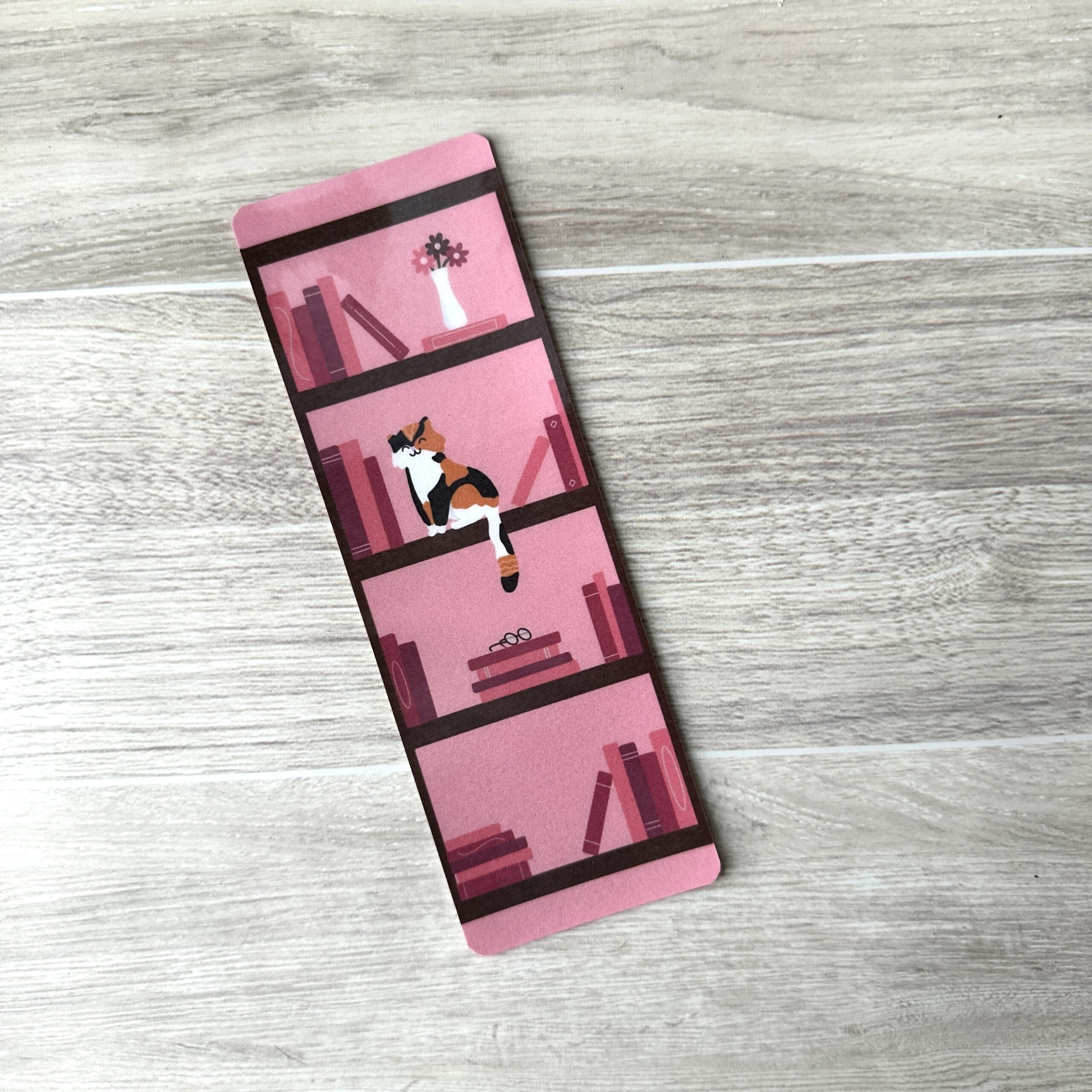 Bookshelf Cat Laminated Bookmark - Image 7