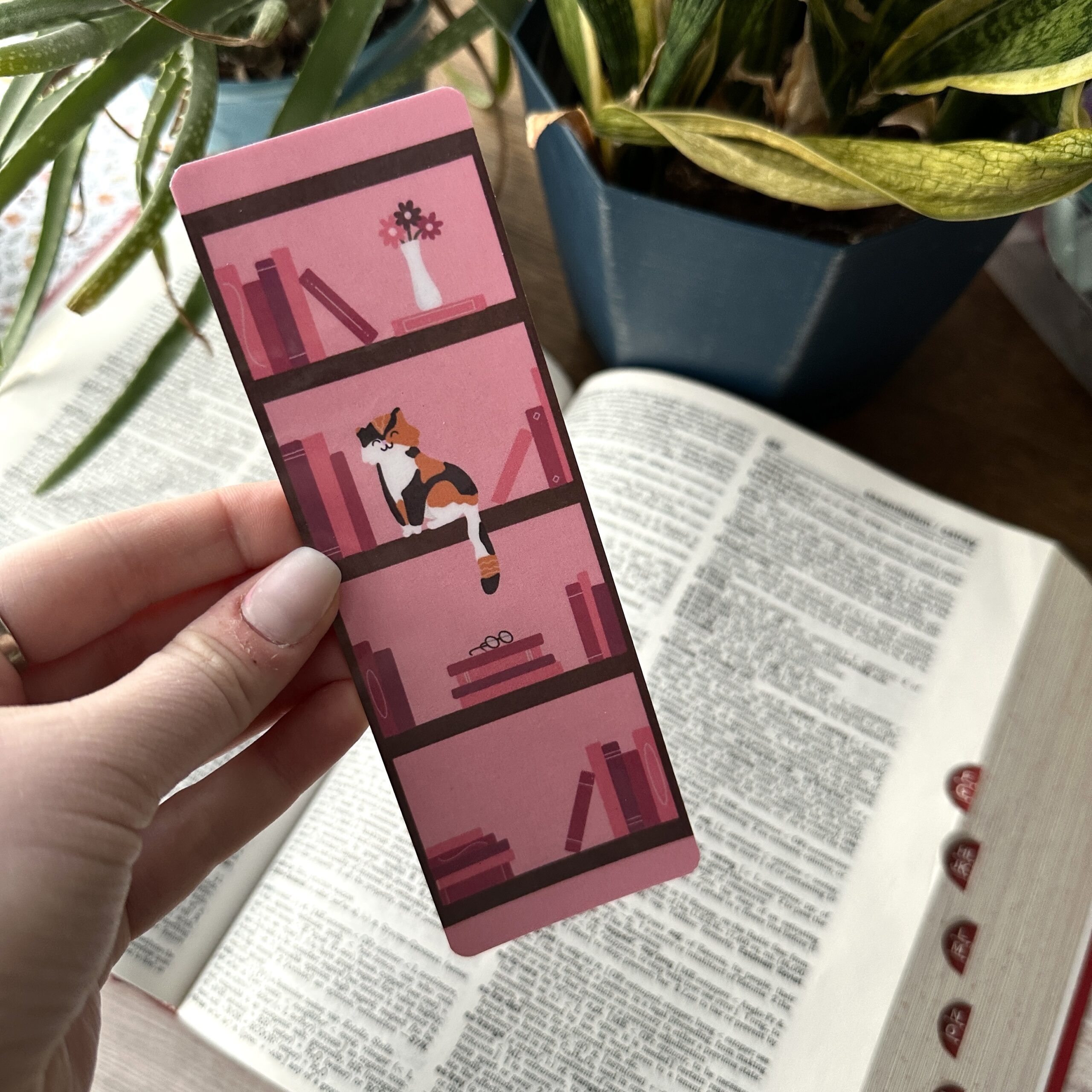 Bookshelf Cat Laminated Bookmark - Image 15