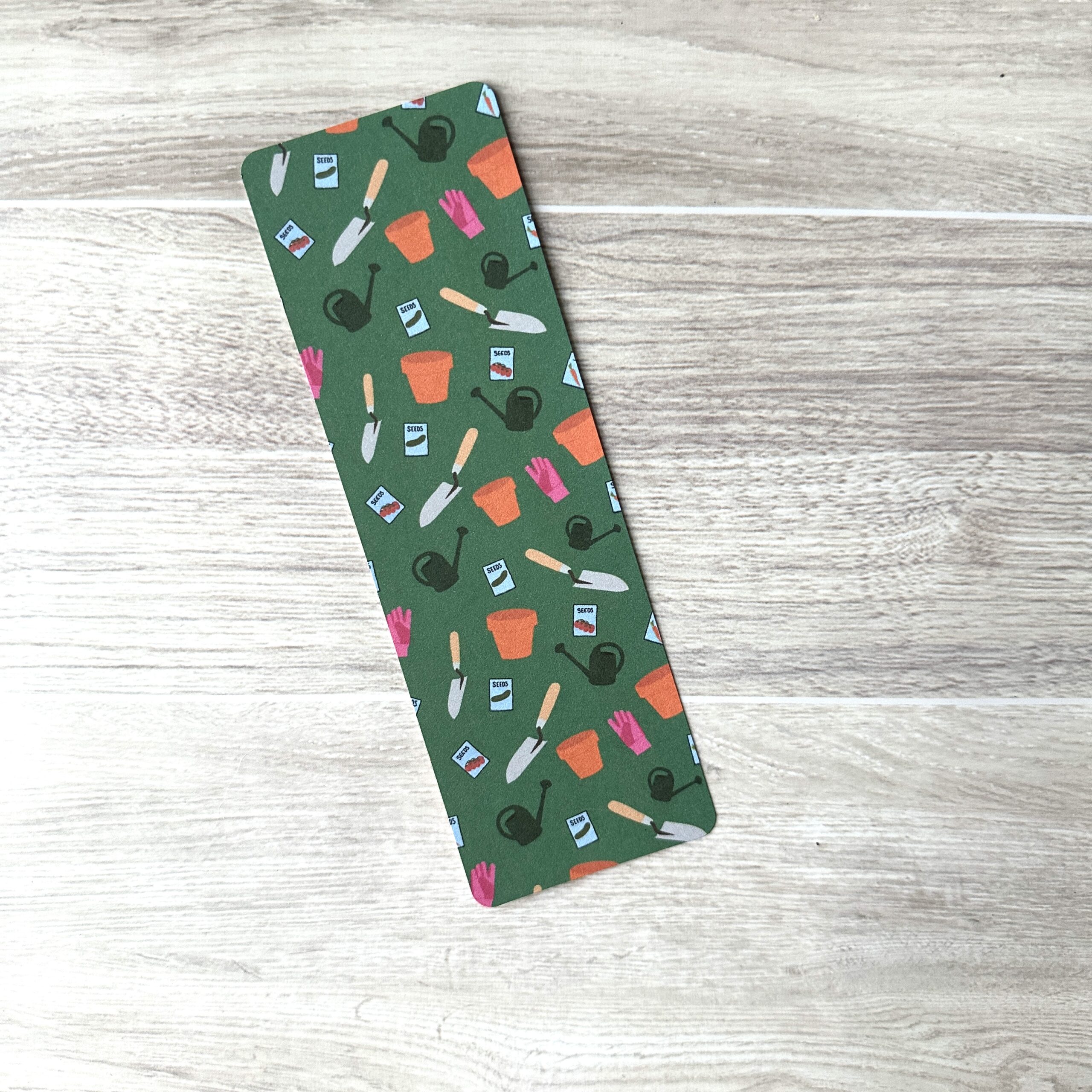 Spring Gardening Laminated Bookmark