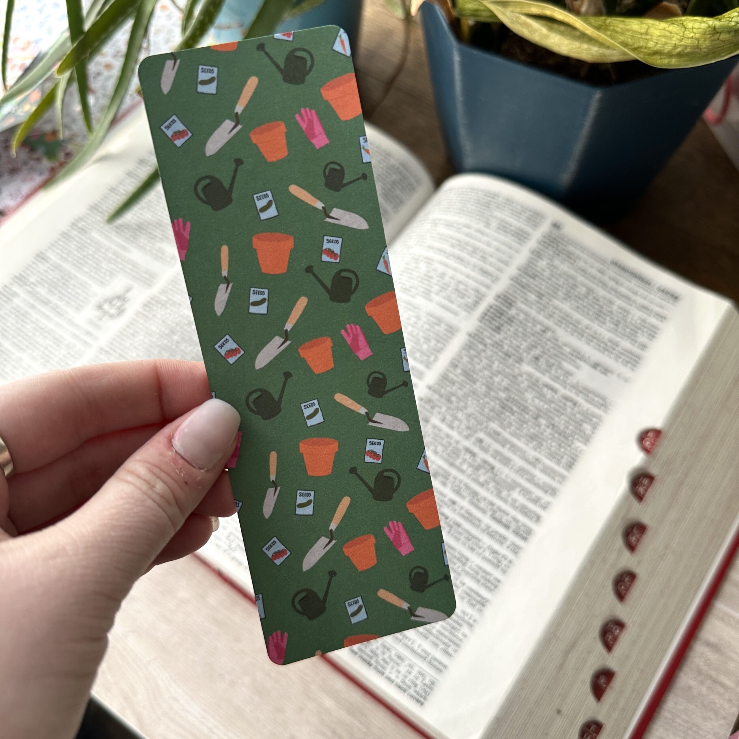 Spring Gardening Laminated Bookmark - Image 3