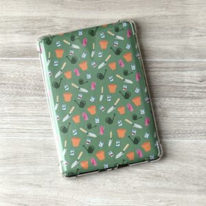 Spring Gardening Pattern Kindle Case Insert