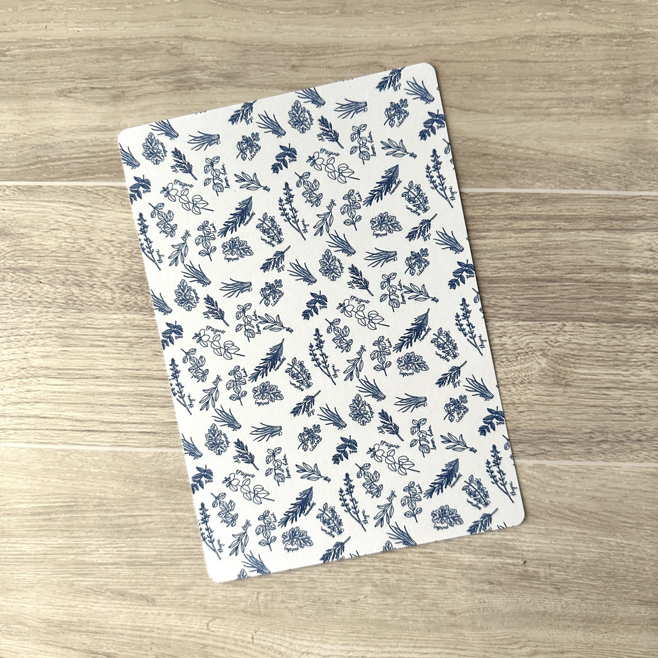 Kitchen Herb Pattern Kindle Case Insert - Image 3