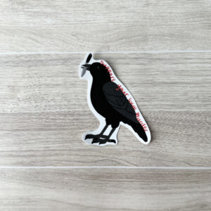 Local Murder Crow Vinyl Sticker