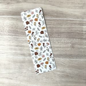 Light Spring Floral Laminated Bookmark
