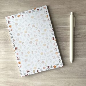 Light Spring Floral Paper Pad 5 x 7
