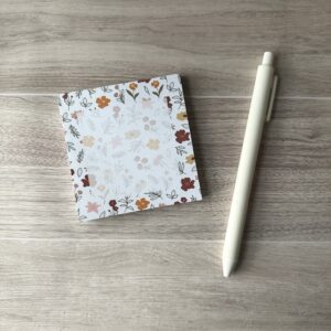 Light Spring Floral Sticky Notes