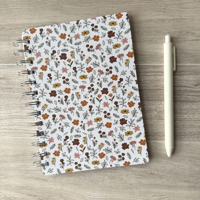 SPRINGFLORAL_notebook light down pen
