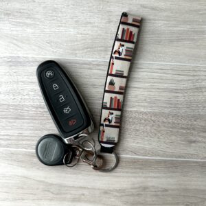 Library Cat Wristlet