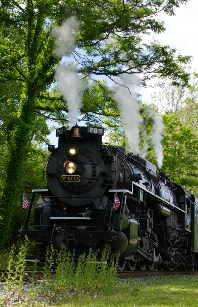 765 steam low angle