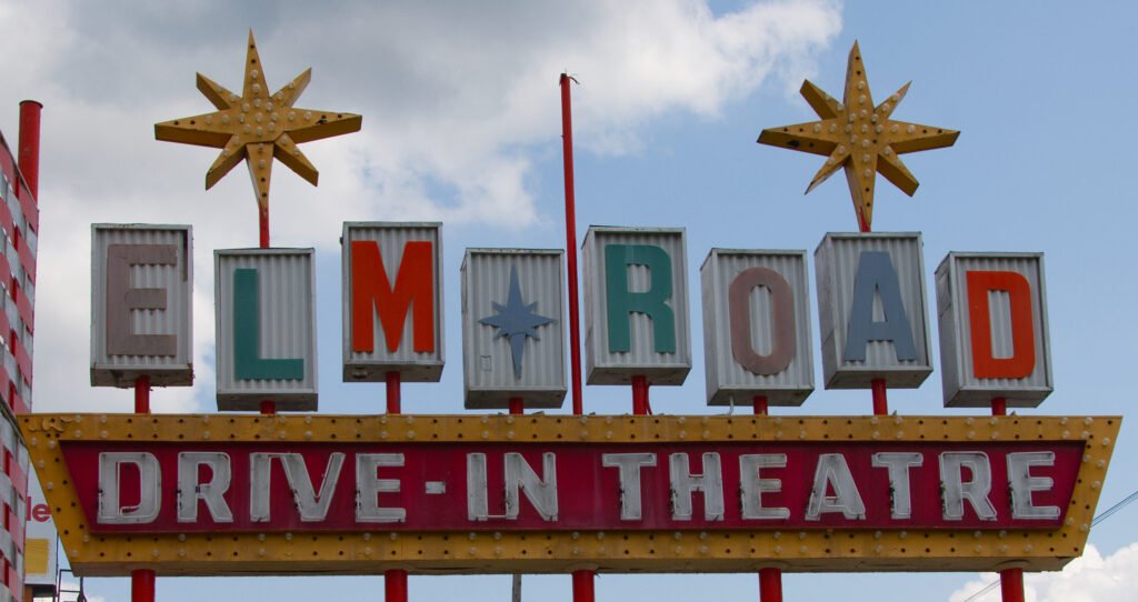 Elm Road Drive In Theater Crop
